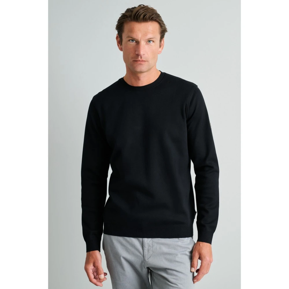 NAVY & GREEN Πλεκτό 24EY.019/R 12GG Βαμβακερό Ανδρικό