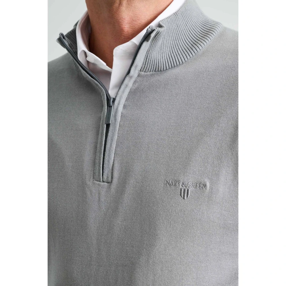 NAVY & GREEN Πλεκτό 12GG Wool Ανδρικό 24GF.001/LZ