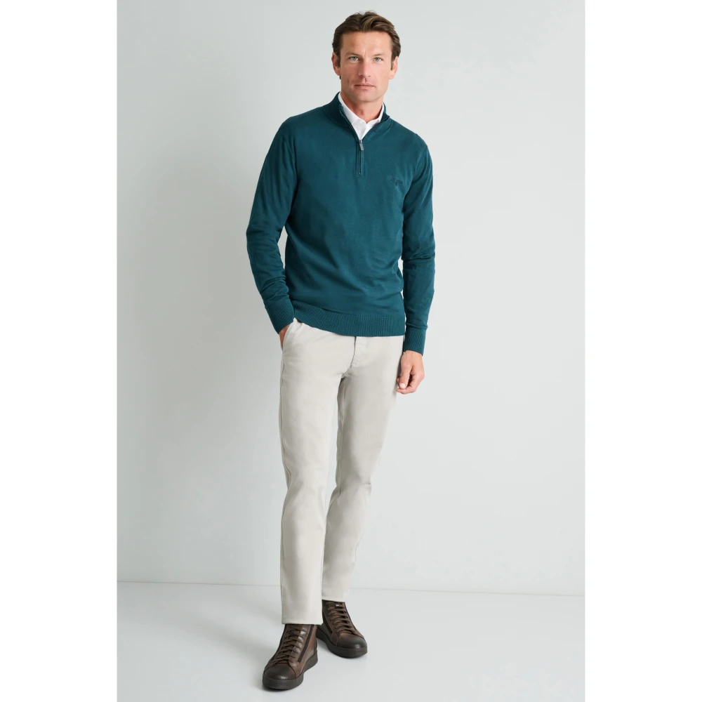 NAVY & GREEN Πλεκτό 12GG Wool Ανδρικό 24GF.001/LZ