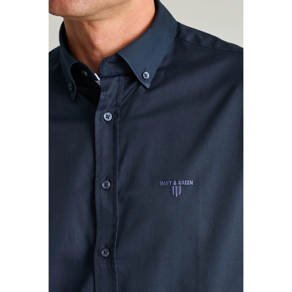 NAVY & GREEN Πουκάμισο Comfort Fit Ανδρικό
