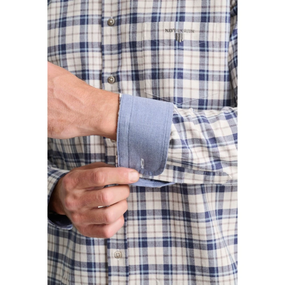 NAVY & GREEN Πουκάμισο Comfort Fit Ανδρικό