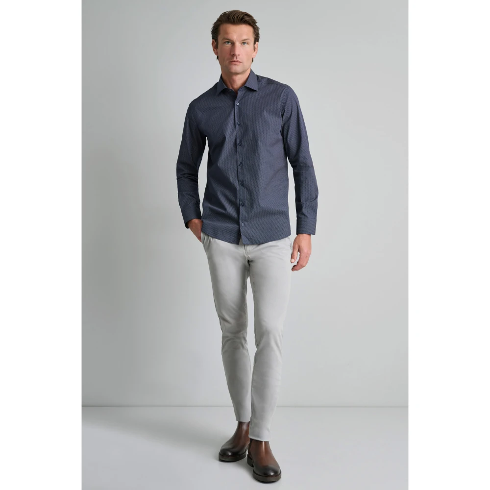 NAVY & GREEN Πουκάμισο Fit Line Ανδρικό