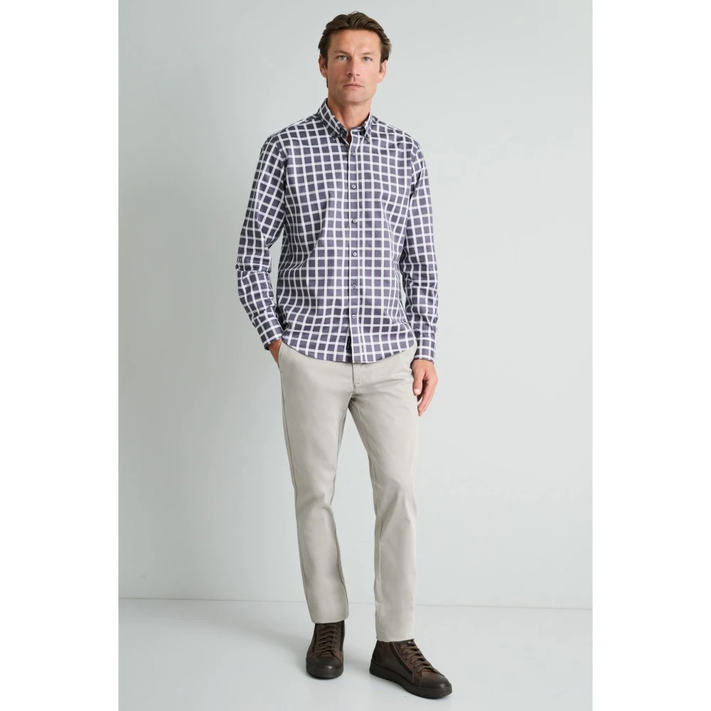 NAVY & GREEN Πουκάμισο Comfort Fit Ανδρικό