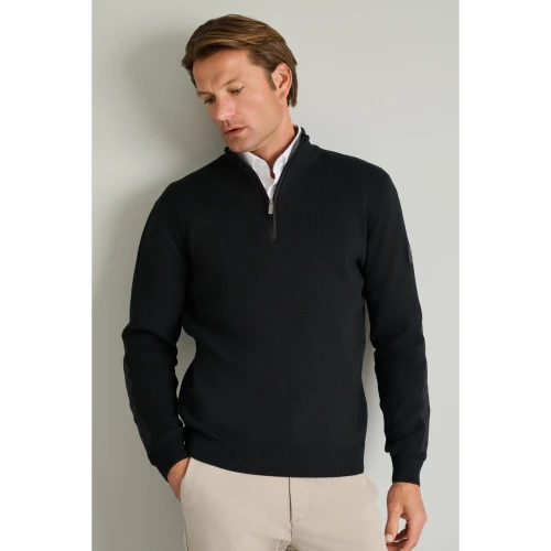 NAVY & GREEN Πλεκτό 12GG Βαμβακερό Ανδρικό