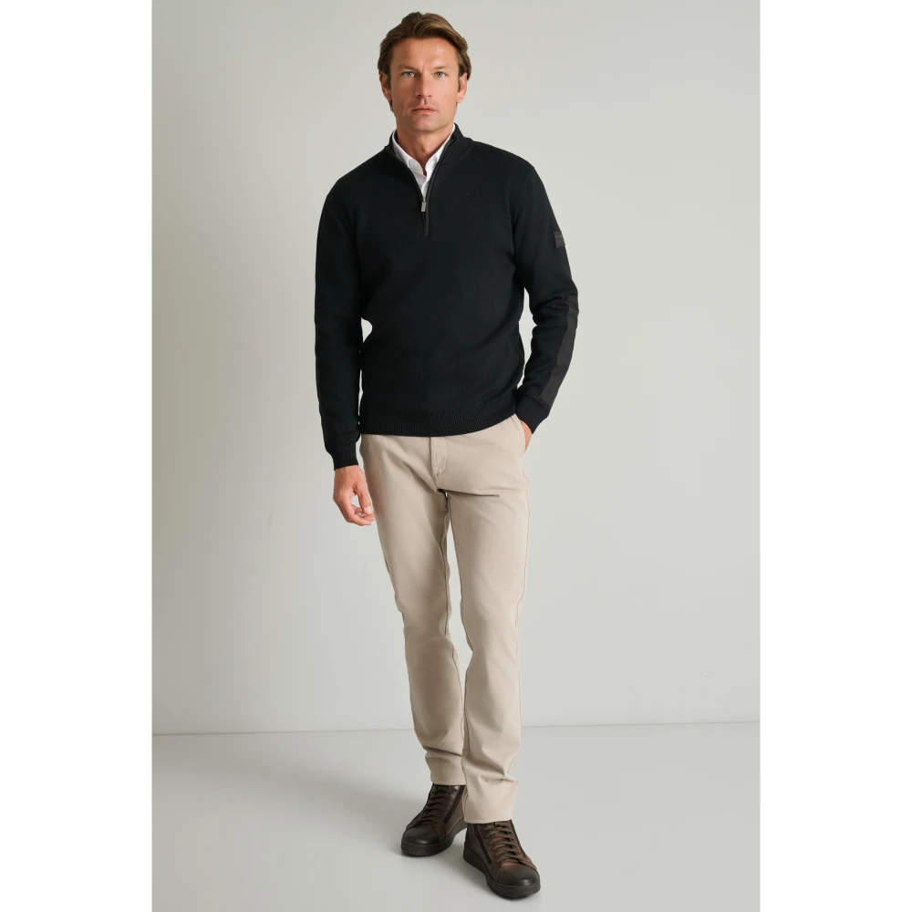 NAVY & GREEN Πλεκτό 12GG Βαμβακερό Ανδρικό