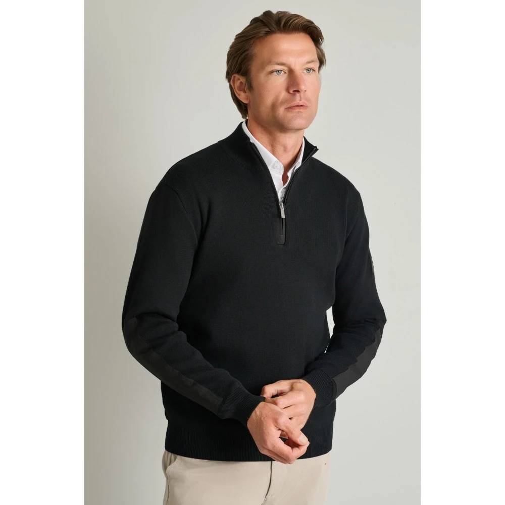 NAVY & GREEN Πλεκτό 12GG Βαμβακερό Ανδρικό