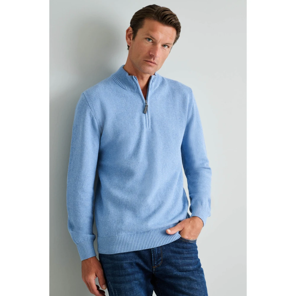 NAVY & GREEN Πλεκτό 10GG Βαμβακερό Ανδρικό