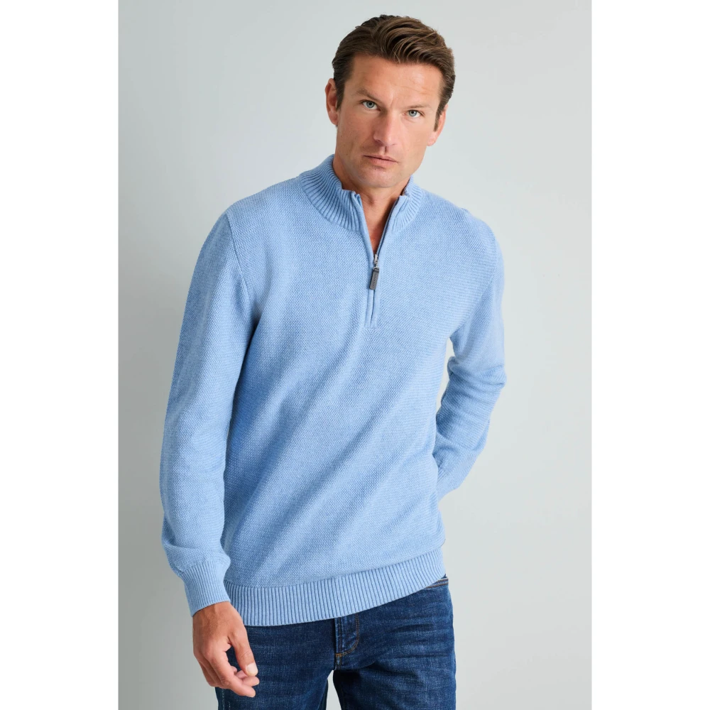 NAVY & GREEN Πλεκτό 10GG Βαμβακερό Ανδρικό