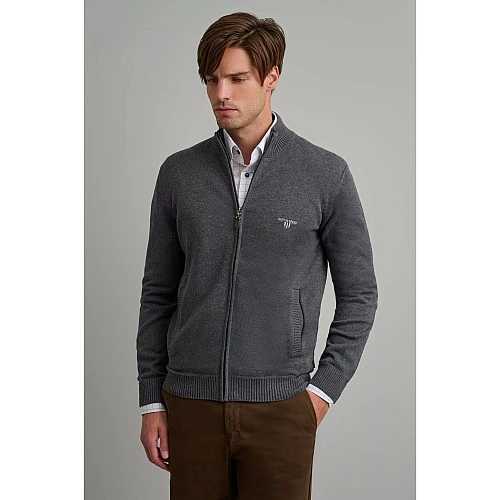 NAVY & GREEN Ζακέτα Πλεκτή 10GG Cotton Ανδρικό