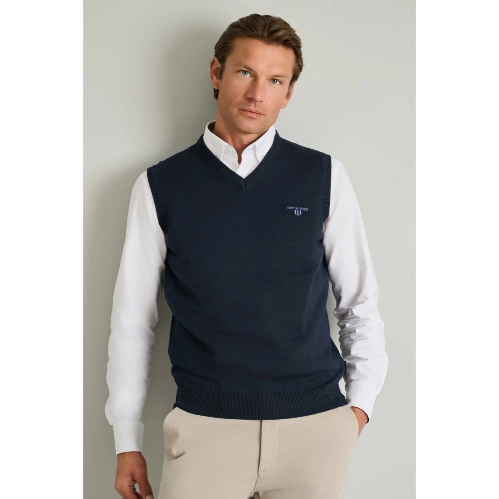 NAVY & GREEN Πλεκτό 24YM.510/GLV.4 Ανδρικό