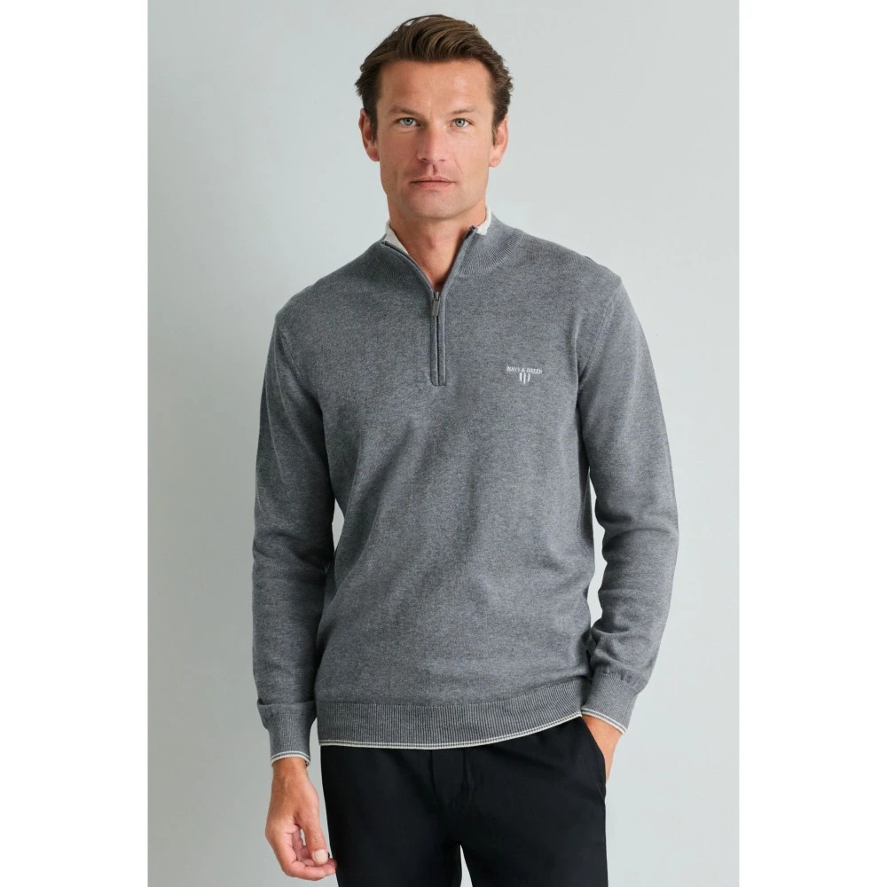 NAVY & GREEN Πλεκτό 24YM.923/LZ.3 12GG Βαμβακερό Ανδρικό