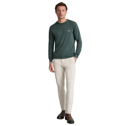 NAVY & GREEN Πλεκτό 12GG Βαμβακερό Ανδρικό