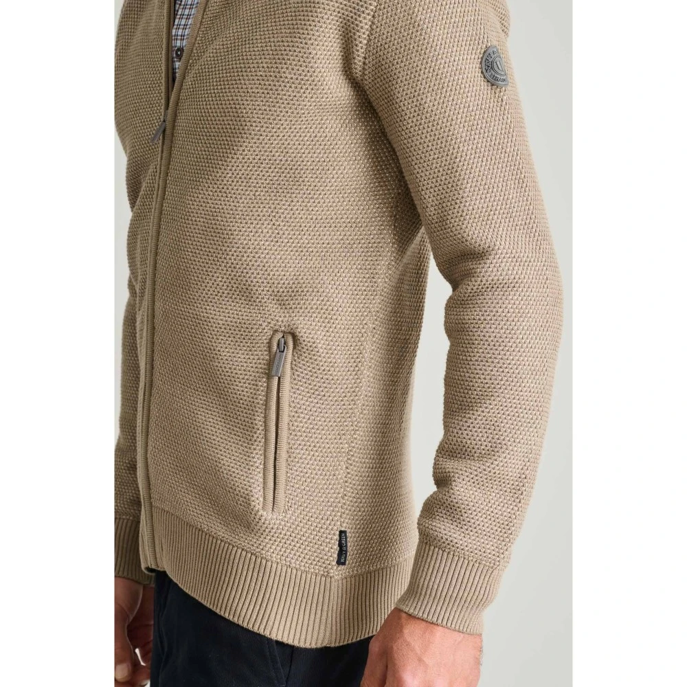 NAVY & GREEN Ζακέτα Πλεκτή 12GG Cotton Ανδρικό