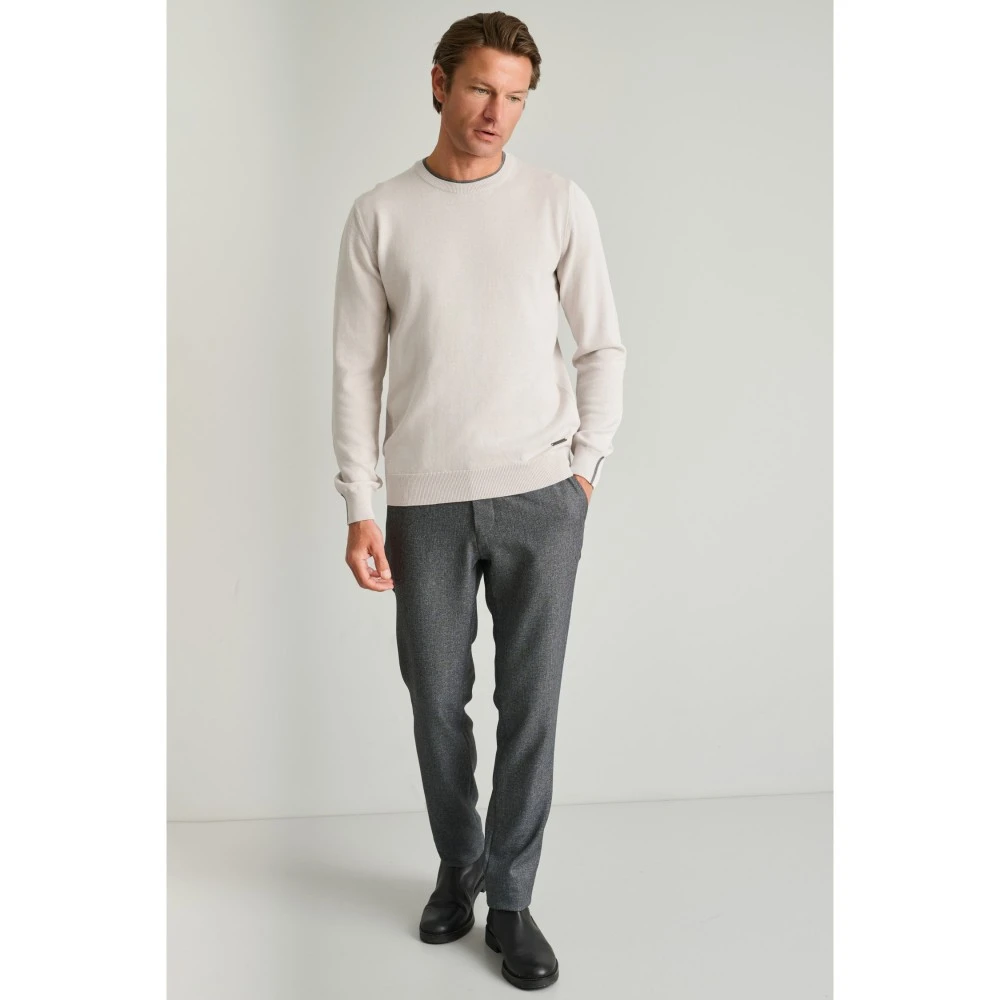 NAVY & GREEN Πλεκτό 24YM.998/1P 12GG Βαμβακερό Ανδρικό