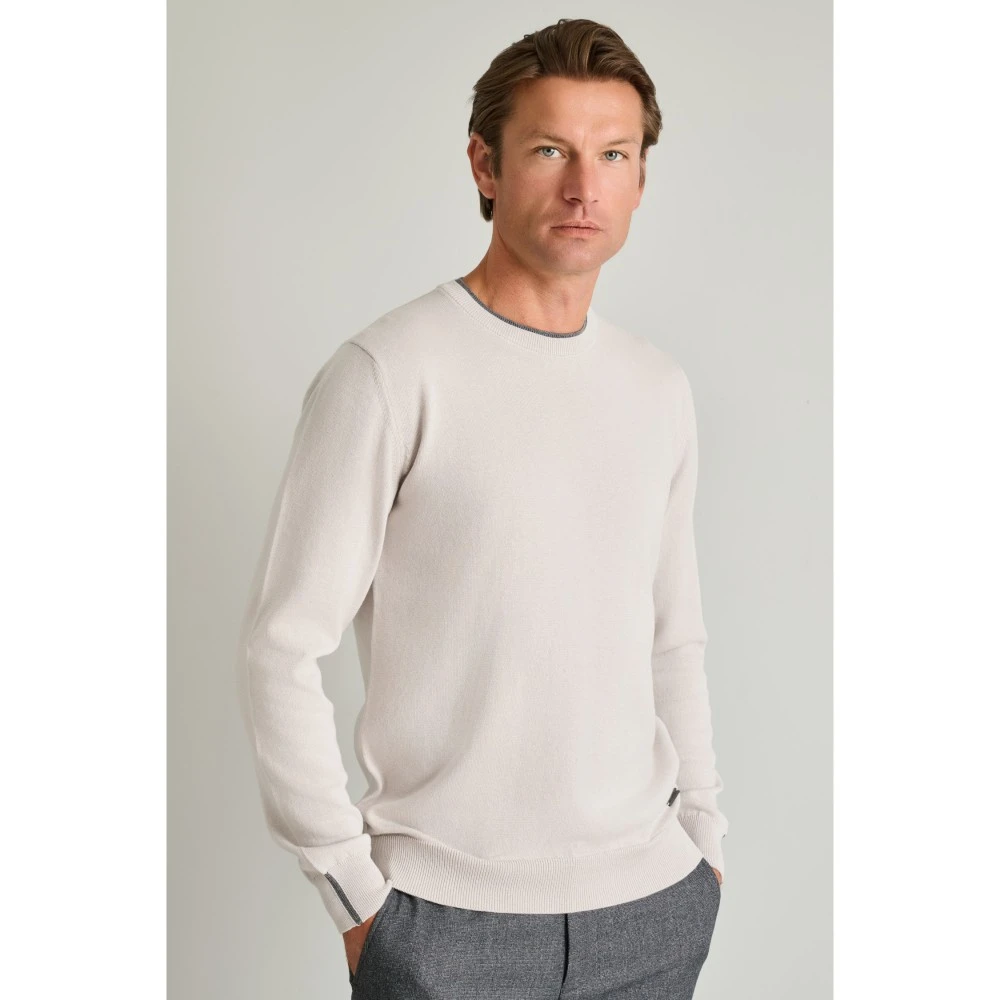 NAVY & GREEN Πλεκτό 24YM.998/1P 12GG Βαμβακερό Ανδρικό