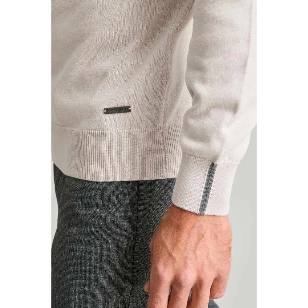 NAVY & GREEN Πλεκτό 24YM.998/1P 12GG Βαμβακερό Ανδρικό