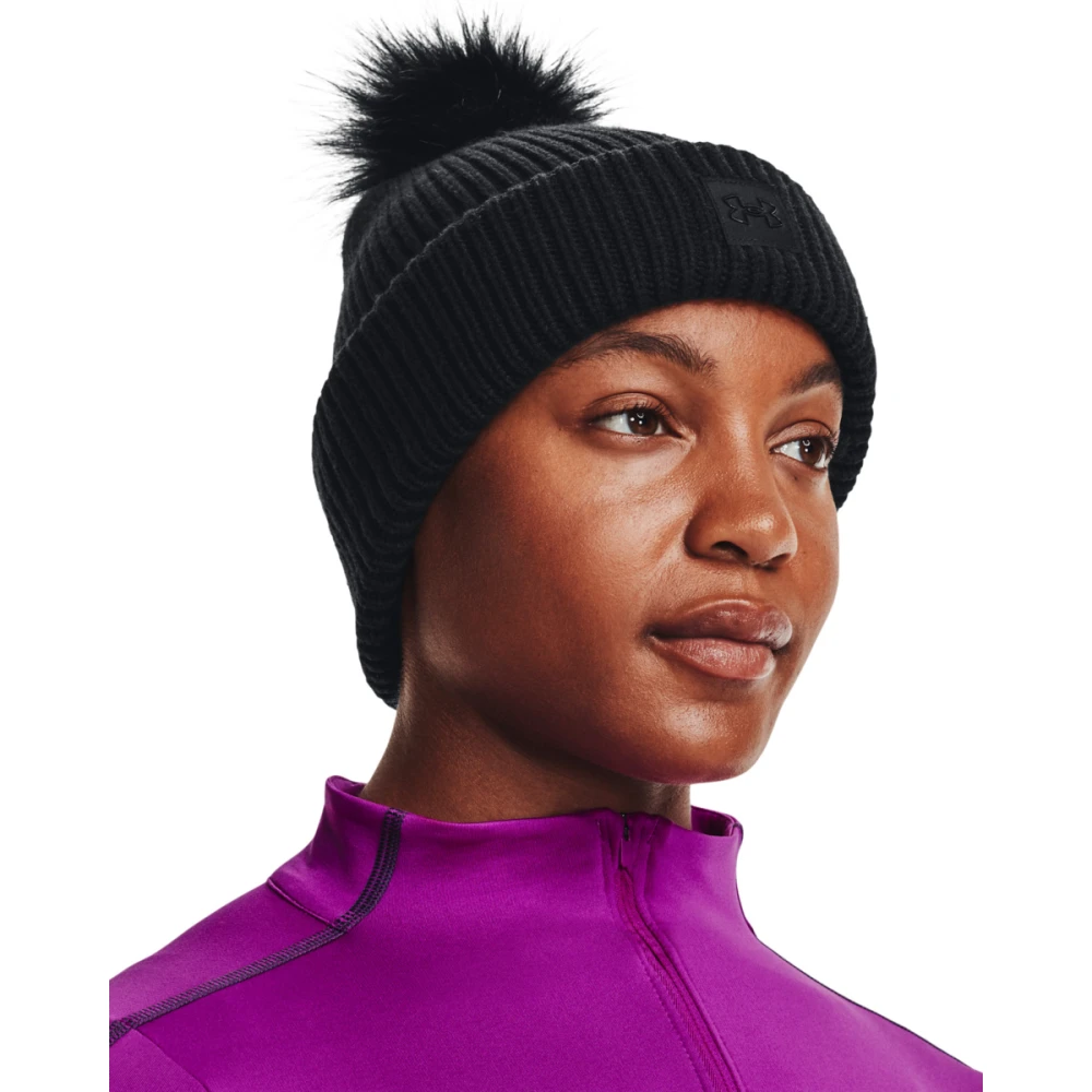 UNDER ARMOUR Γυναικείος Σκούφος Ua Halftime Ribbed Pom 1373098