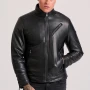 FUNKY BUDDHA Biker μπουφάν από οικολογικό δέρμα (PU)