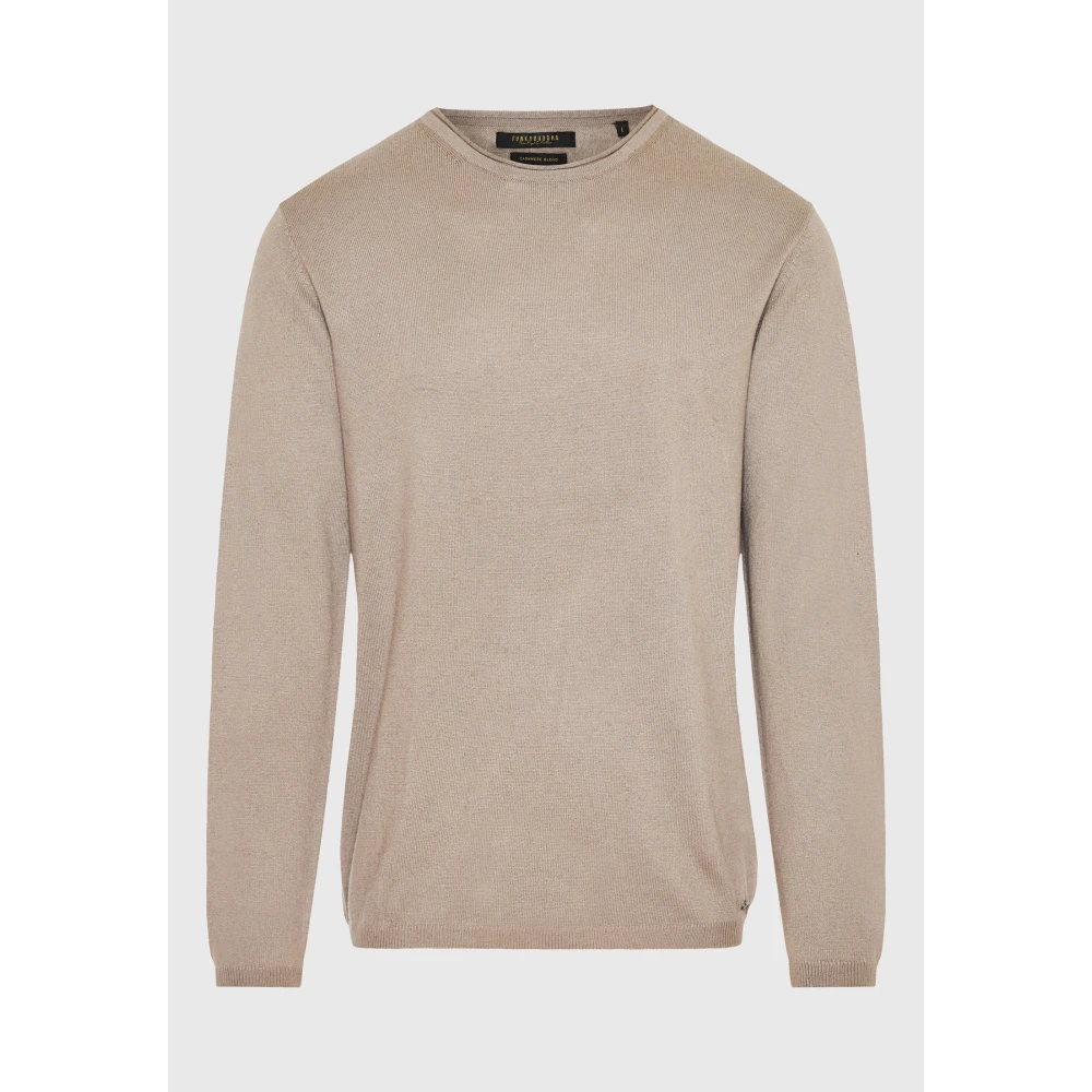 FUNKY BUDDHA Casual πλεκτή μπλούζα με μίξη από μαλλί και κασμίρ