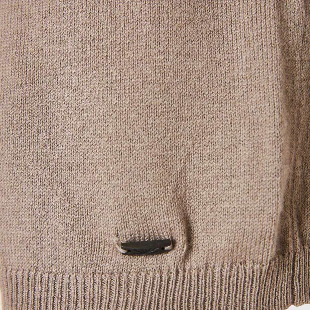 FUNKY BUDDHA Casual πλεκτή μπλούζα με μίξη από μαλλί και κασμίρ