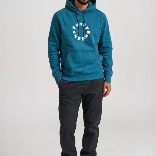 FUNKY BUDDHA Chino jogger παντελόνι σε micro ζακάρ ύφανση