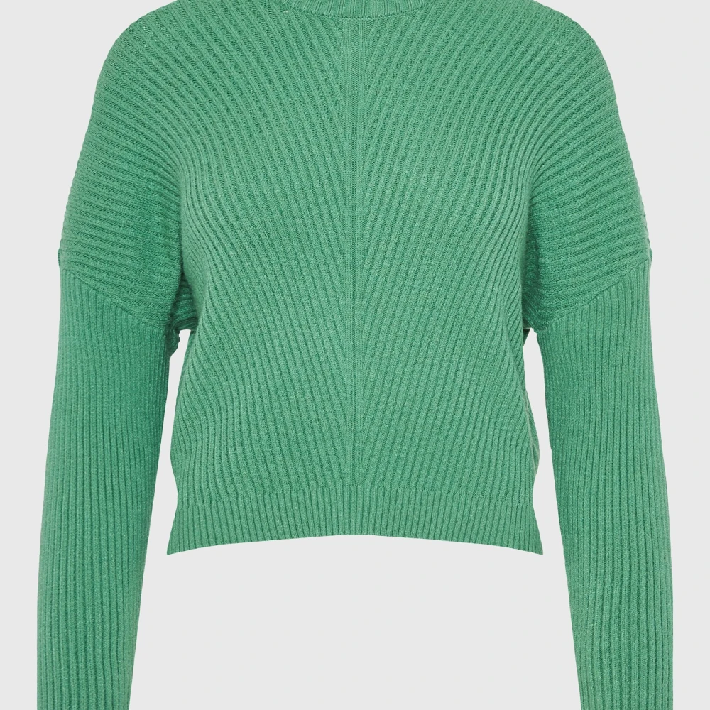 FUNKY BUDDHA Cropped πλεκτή μπλούζα με βισκόζη