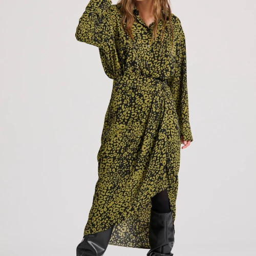 FUNKY BUDDHA Cropped πουκάμισο με all over τύπωμα