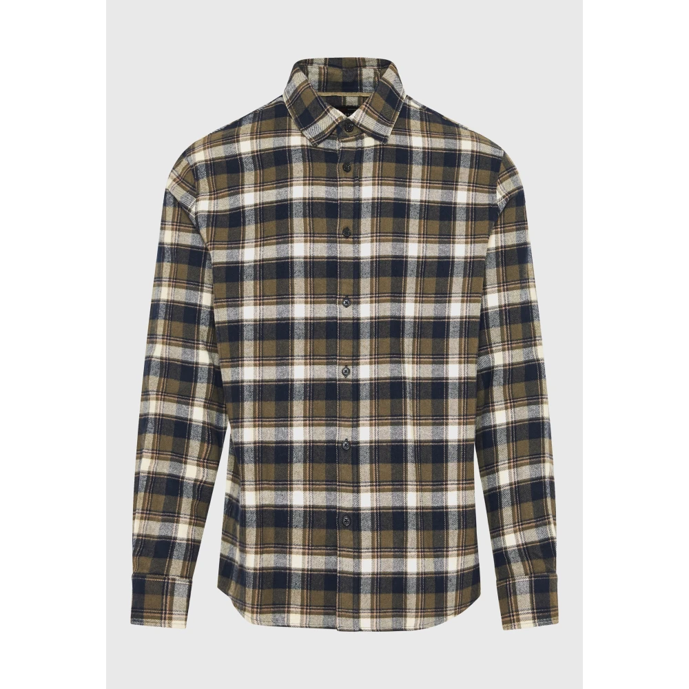 FUNKY BUDDHA Flannel καρό πουκάμισο