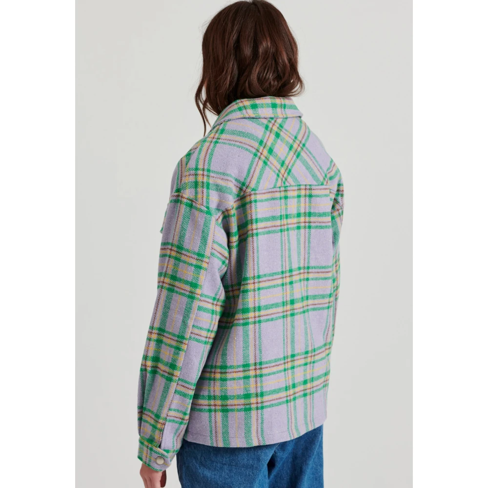 FUNKY BUDDHA Flannel καρό πουκάμισο με τσέπες στο στήθος