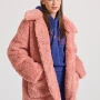 FUNKY BUDDHA Loose fit faux fur jacket
