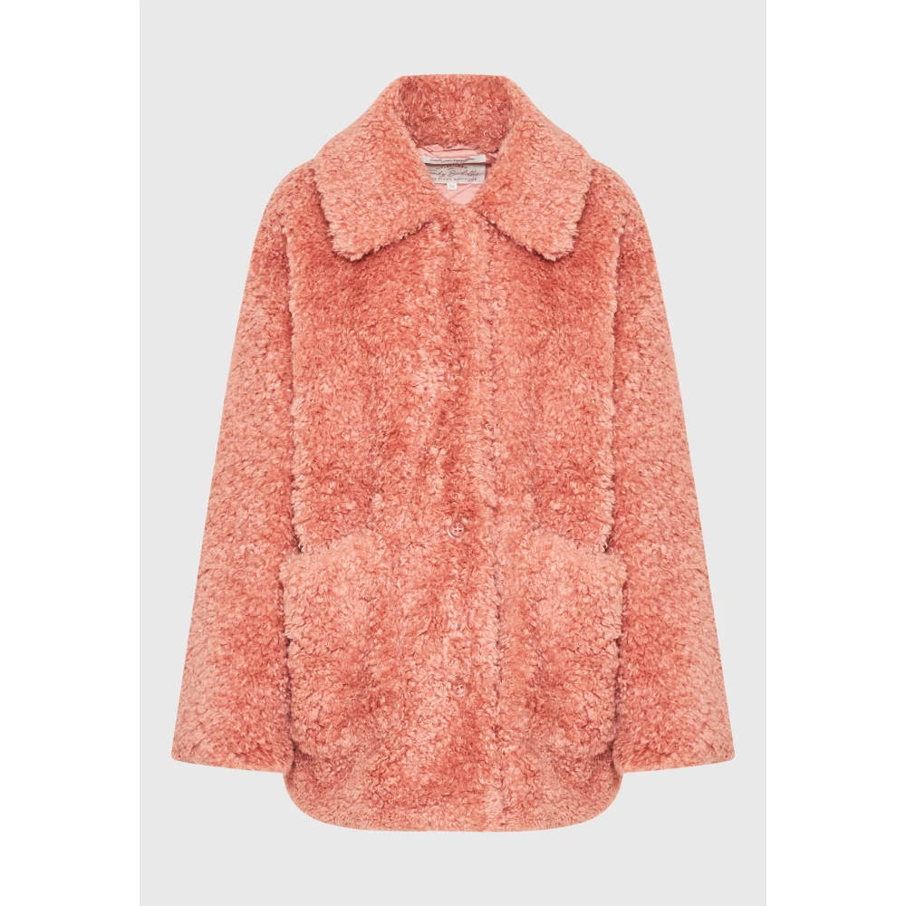 FUNKY BUDDHA Loose fit faux fur jacket