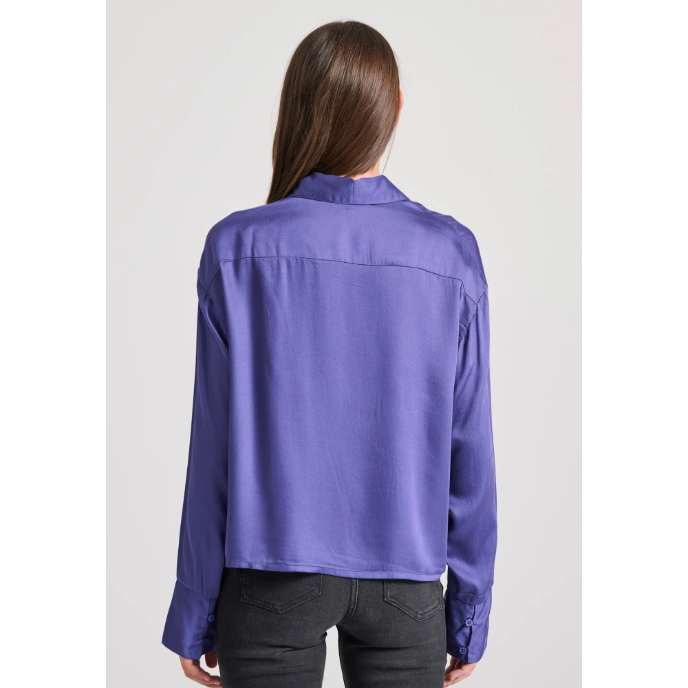 FUNKY BUDDHA Loose fit πουκάμισο από βισκόζη