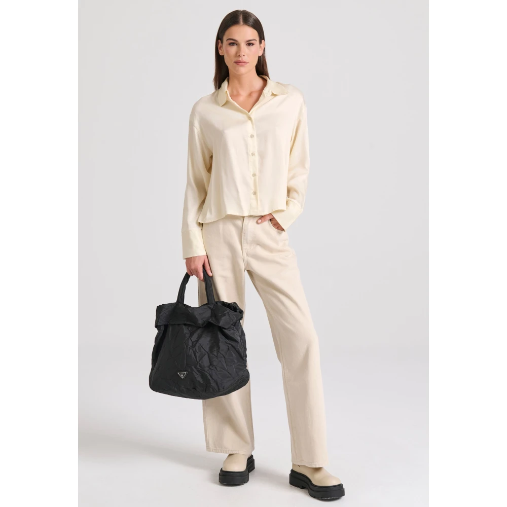 FUNKY BUDDHA Loose fit πουκάμισο από βισκόζη