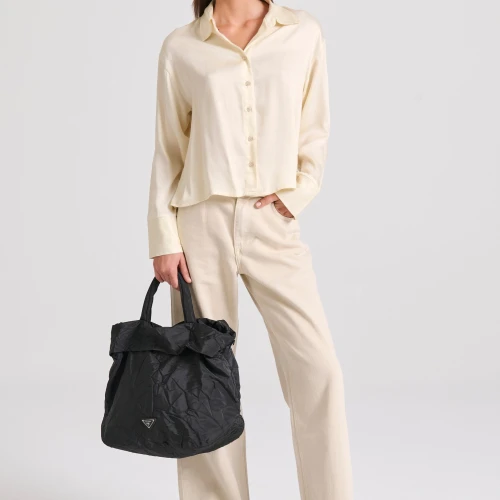 FUNKY BUDDHA Loose fit πουκάμισο από βισκόζη