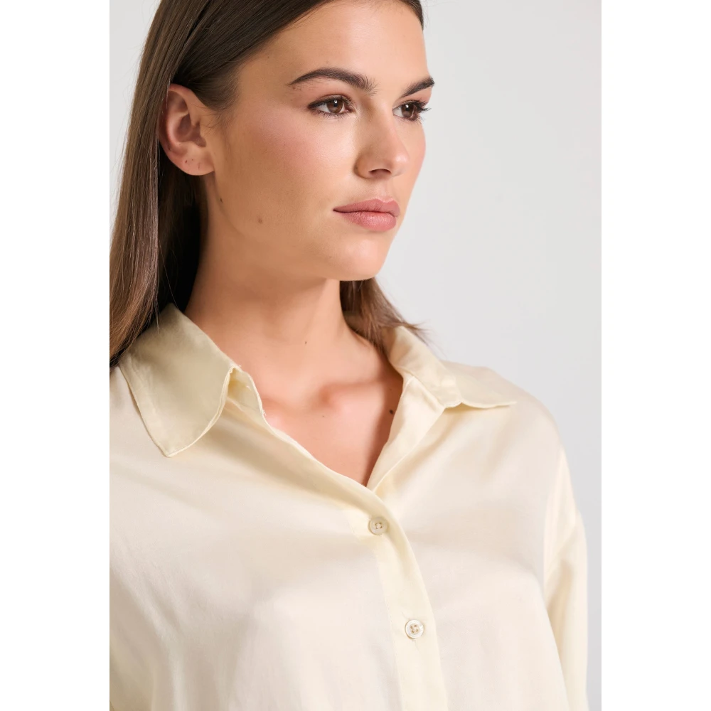 FUNKY BUDDHA Loose fit πουκάμισο από βισκόζη