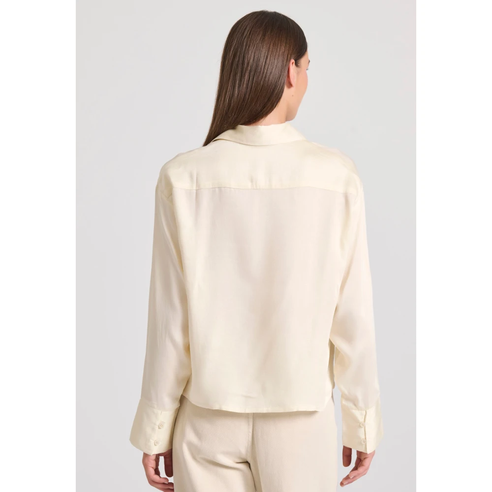 FUNKY BUDDHA Loose fit πουκάμισο από βισκόζη