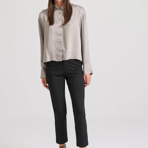 FUNKY BUDDHA Loose fit πουκάμισο από βισκόζη