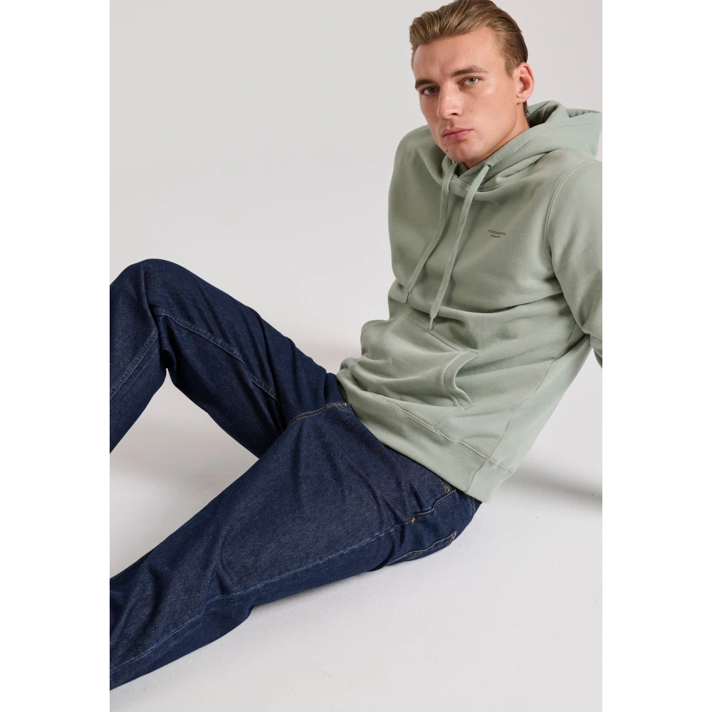 FUNKY BUDDHA Loose fit τζιν παντελόνι με destroyed effects