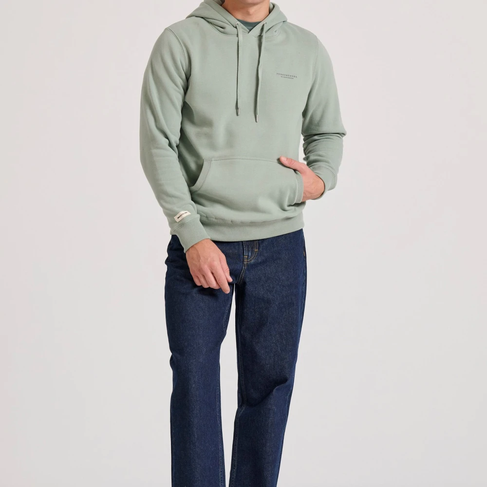 FUNKY BUDDHA Loose fit τζιν παντελόνι με destroyed effects