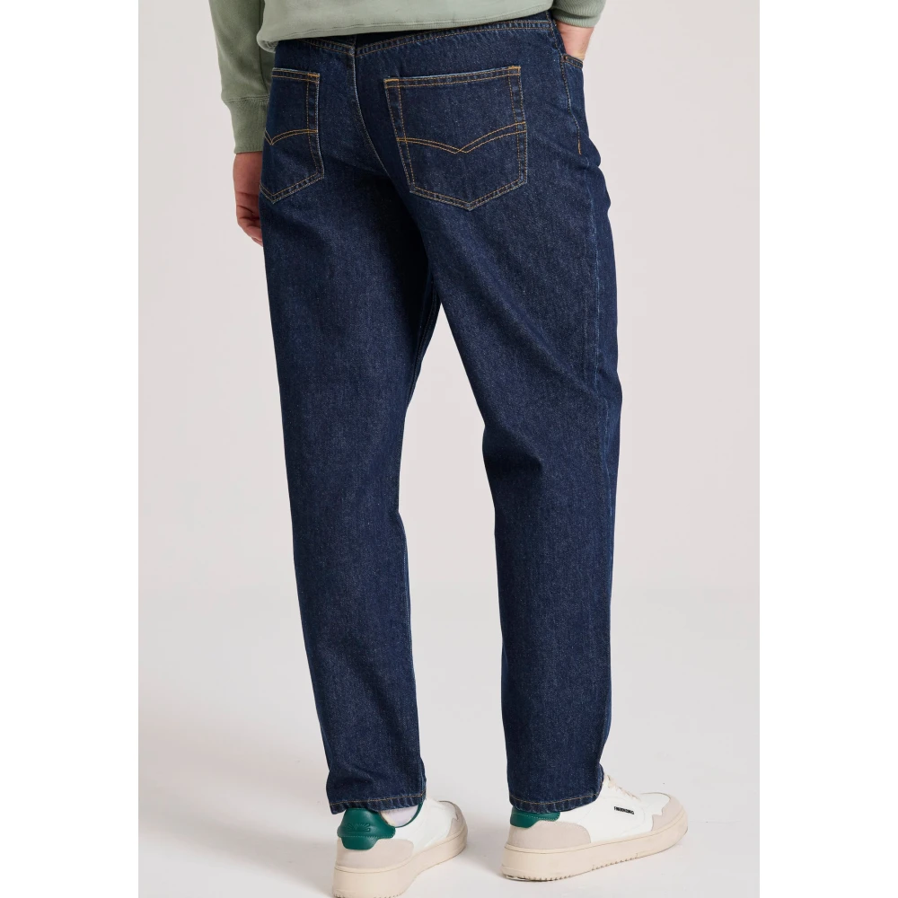 FUNKY BUDDHA Loose fit τζιν παντελόνι με destroyed effects