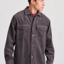 FUNKY BUDDHA Overshirt casual κοτλέ πουκάμισο
