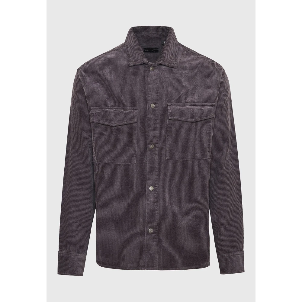 FUNKY BUDDHA Overshirt casual κοτλέ πουκάμισο