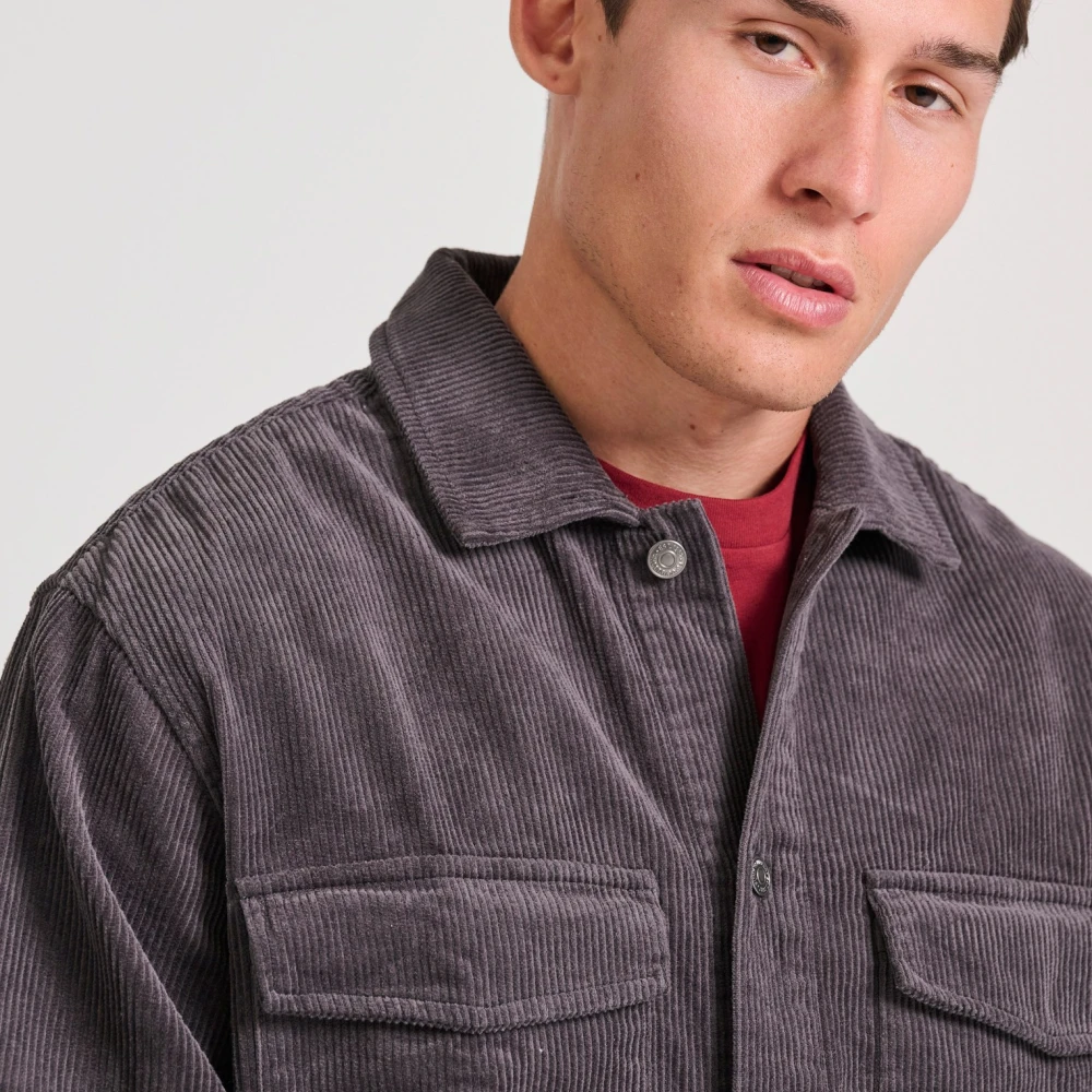 FUNKY BUDDHA Overshirt casual κοτλέ πουκάμισο