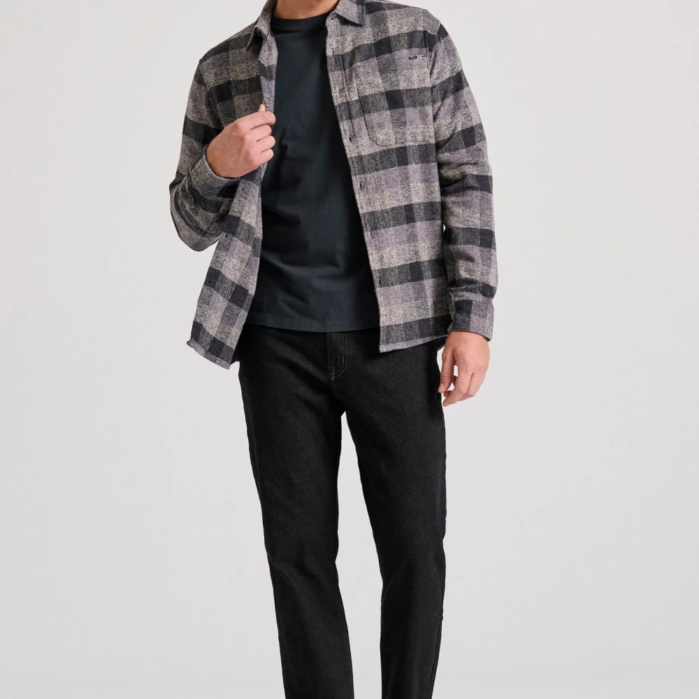 FUNKY BUDDHA Overshirt flannel καρό πουκάμισο