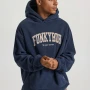 FUNKY BUDDHA Oversized fleece φούτερ με κέντημα