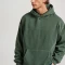 FUNKY BUDDHA Oversized garment dyed φούτερ με κουκούλα