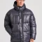 FUNKY BUDDHA Oversized puffer μπουφάν με αποσπώμενη κουκούλα