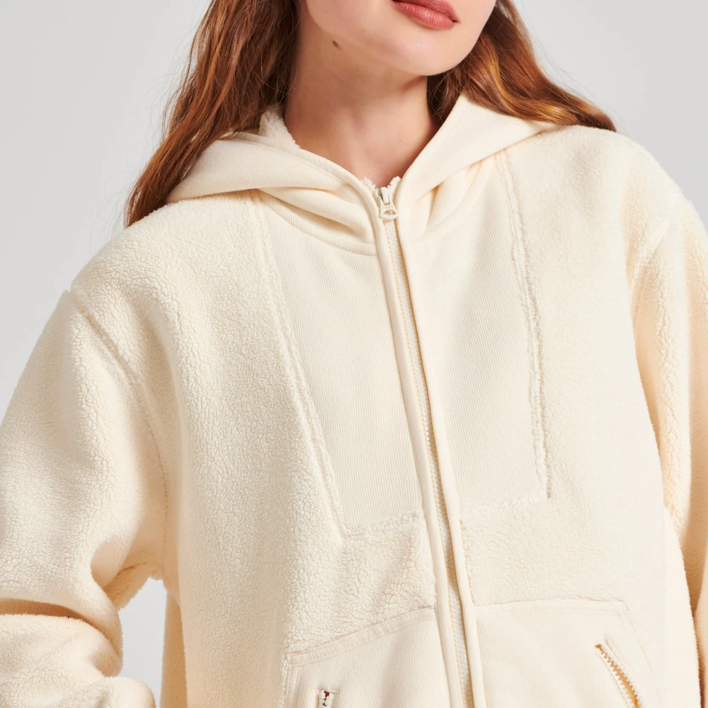 FUNKY BUDDHA Oversized γυναικείο παλτό από οικολογική γούνα