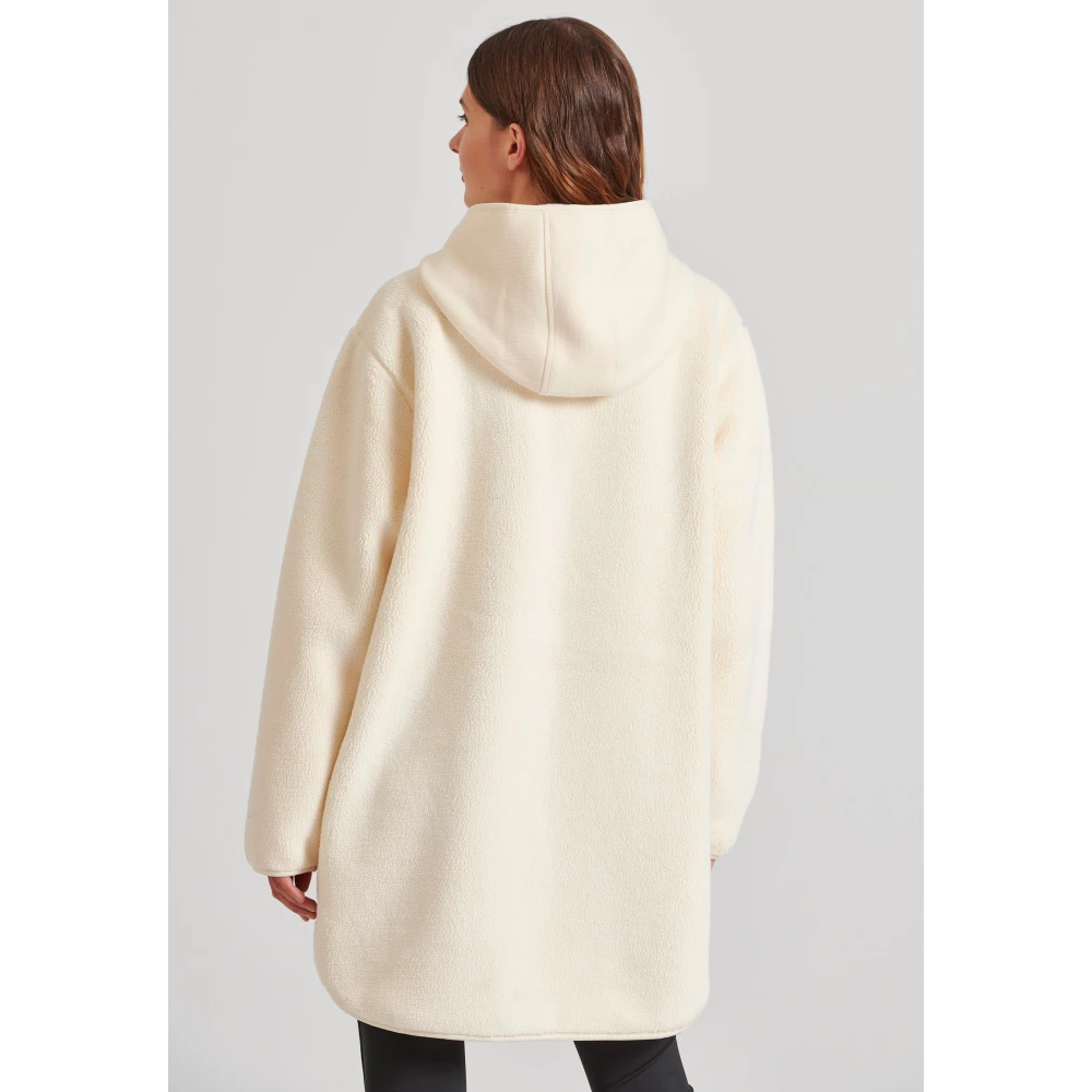 FUNKY BUDDHA Oversized γυναικείο παλτό από οικολογική γούνα