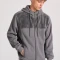 FUNKY BUDDHA Oversized φούτερ ζακέτα με εσωτερική επένδυση